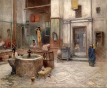 Ferdinand Max Bredt_1868-1921_In a courtyard Tunis.jpg